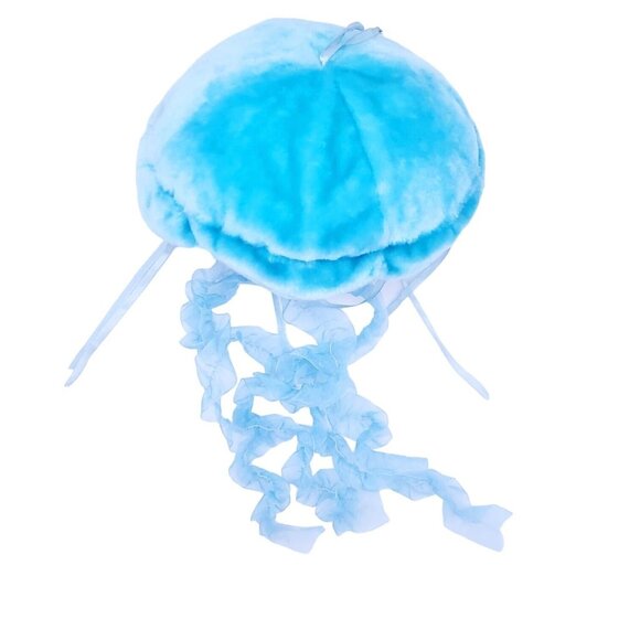 SeaWorld Jellyfish Plush Hanging Blue plush‎ sparkle dotted shimmering - Picture 9 of 9